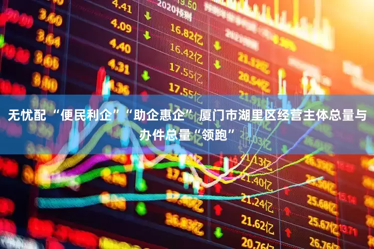 无忧配 “便民利企”“助企惠企” 厦门市湖里区经营主体总量与办件总量“领跑”